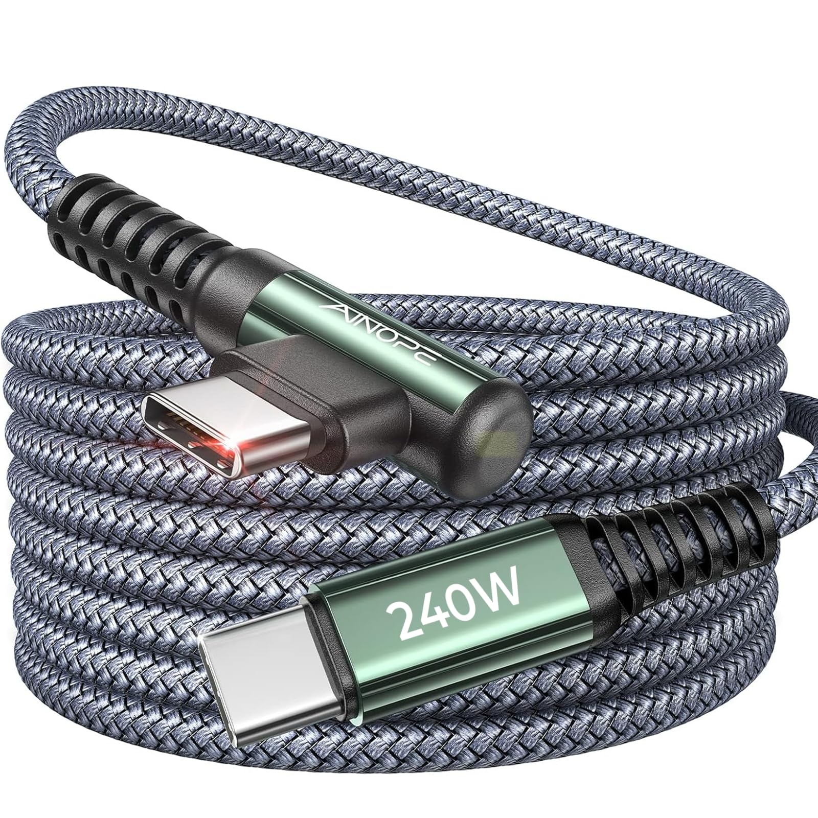AINOPE 240W USB C to USB C Cable - Fast Charging for iPhone 16 Pro Max, MacBook Air, and iPad Pro
| AINOPE 240W USB C t